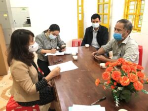 Hình ảnh nhóm nghiên cứu làm việc với Lãnh đạo TTKSBT tỉnh Lào Cai