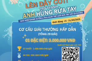 Cuộc thi online “ANH HÙNG RỬA TAY” Hưởng ứng Ngày Thế giới rửa tay với xà phòng 15/10/2025